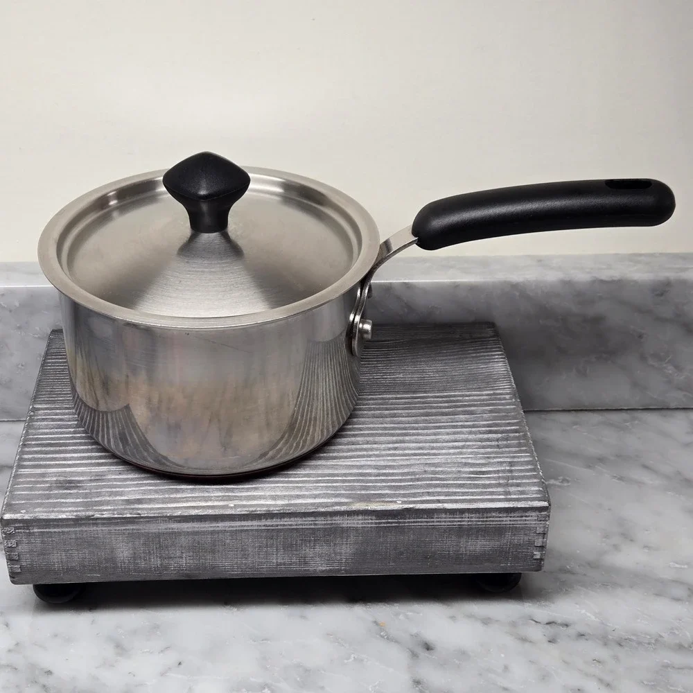 KitchenAid 2 Qt. Saucepan w/ Lid Copper Bottom 18/10 Stainless Steel Pot Quality